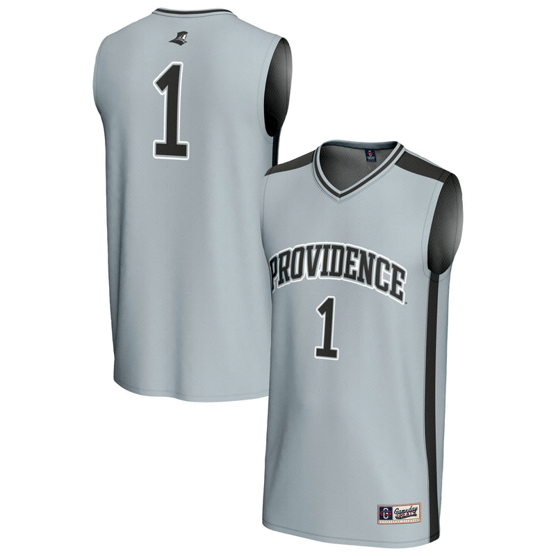 #1 Providence Friars GameDay Greats Lightweight Basketball Fashion Jersey - Silver