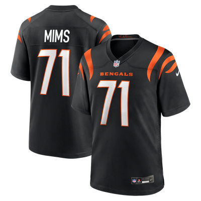 Cincinnati Bengals Amarius Mims Nike Black Player Game Jersey