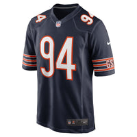 Chicago Bears Austin Booker Nike Navy Game Jersey