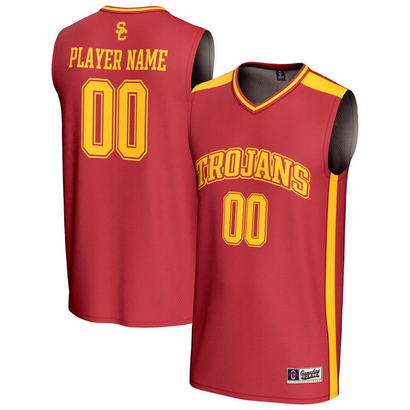 USC Trojans GameDay Greats NIL Pick-A-Player Lightweight Basketball Fashion Jersey - Cardinal