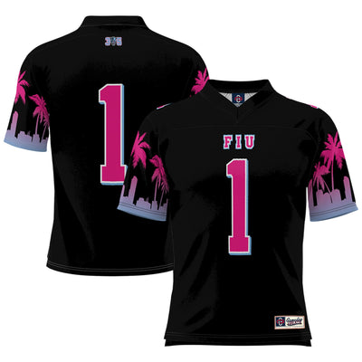 #1 FIU Panthers GameDay Greats Miami Vice Football Jersey - Black