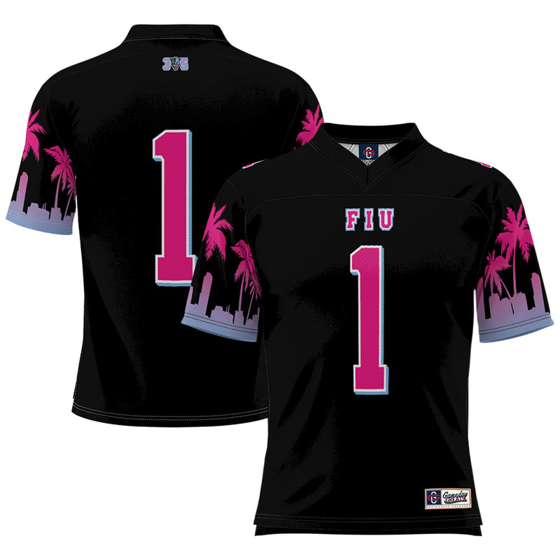 #1 FIU Panthers GameDay Greats Miami Vice Football Jersey - Black