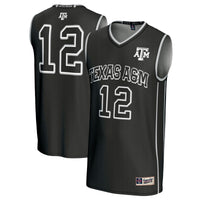 #12 Texas A&M Aggies GameDay Greats Basketball Lightweight Fashion Jersey - Black