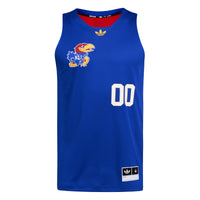 #00 Kansas Jayhawks adidas Black History Month Basketball Jersey - Royal/Red