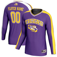 LSU Tigers GameDay Greats NIL Pick-A-Player Lightweight Collegiate Volleyball Fashion Jersey - Purple