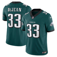 Philadelphia Eagles Cooper DeJean Nike Midnight Green Team Vapor F.U.S.E. Limited Jersey