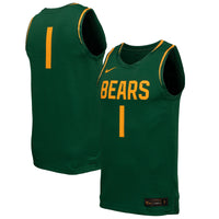 Baylor Bears Nike Replica Basketball Jersey - Green
