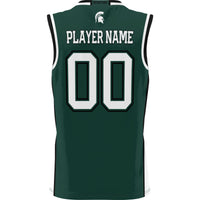 Michigan State Spartans GameDay Greats NIL Pick-A-Player Basketball Jersey - Green