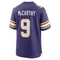 Minnesota Vikings J.J. McCarthy Nike Purple 2nd Alternate Player Game Jersey