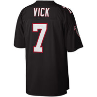 Atlanta Falcons Michael Vick Mitchell & Ness Black Big & Tall 2002 Retired Player Replica Jersey