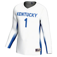 #1 Kentucky Wildcats GameDay Greats Lightweight Volleyball Jersey - White