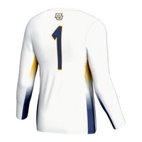 #1 Marquette Golden Eagles GameDay Greats Lightweight Volleyball Jersey - White