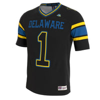 Delaware Fightin' Blue Hens GameDay Greats Lightweight Collegiate Football Blackout Fashion Jersey