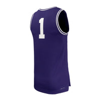 #1 TCU Horned Frogs Nike Replica Basketball Jersey - Purple
