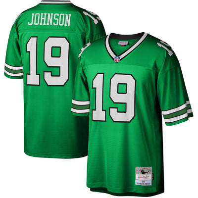 New York Jets Keyshawn Johnson Mitchell & Ness Kelly Green Legacy Replica Jersey