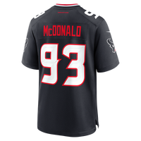 Houston Texans Kayden McDonald Nike Navy Team Game Jersey