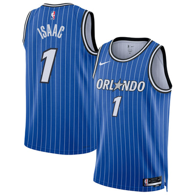 Orlando Magic Nike Replica Icon Edition Swingman Jersey - Blue - Jonathan Isaac