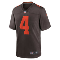 Cleveland Browns Deshaun Watson Nike Brown Alternate Game Jersey