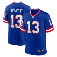 New York Giants Jalin Hyatt Nike Royal Alternate Game Jersey