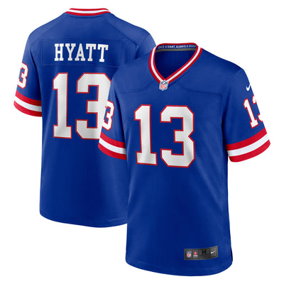 New York Giants Jalin Hyatt Nike Royal Alternate Game Jersey