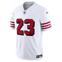 San Francisco 49ers Christian McCaffrey Nike White Vapor F.U.S.E. Limited 2nd Alternate Jersey