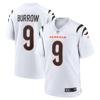 Cincinnati Bengals Joe Burrow Nike White Game Jersey