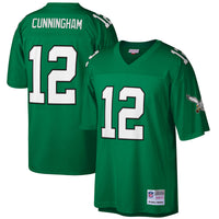Philadelphia Eagles Randall Cunningham Mitchell & Ness Kelly Green Big & Tall 1990 Retired Player Replica Jersey