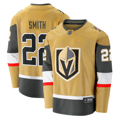 Vegas Golden Knights Cole Smith Fanatics Gold Home Breakaway Jersey
