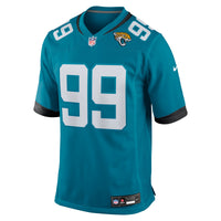 Jacksonville Jaguars Ruke Orhorhoro Nike Teal Team Game Jersey