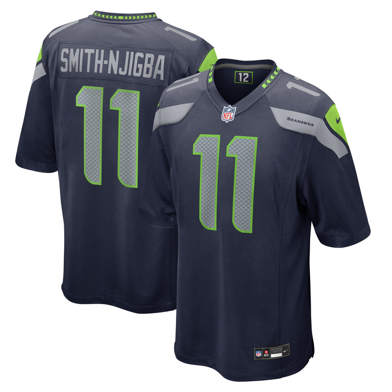 Seattle Seahawks Jaxon Smith-Njigba Nike College Navy Game Jersey