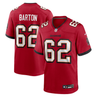 Graham Barton Pick No. 26 Nike Red Player Game Jersey
