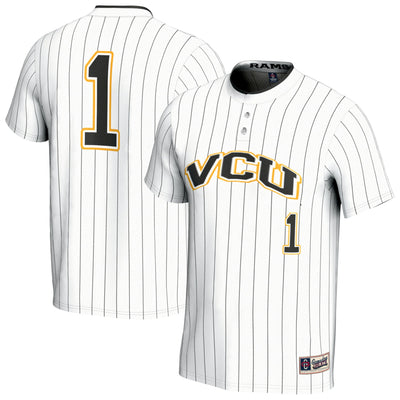 VCU Rams GameDay Greats Lightweight Collegiate Softball Fashion Jersey - White