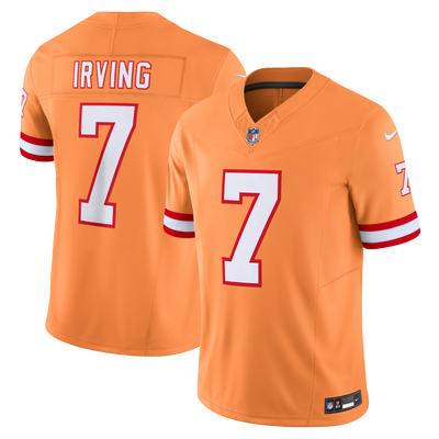 Tampa Bay Buccaneers Bucky Irving Nike Orange Alternate 2 Throwback Vapor F.U.S.E. Limited Jersey