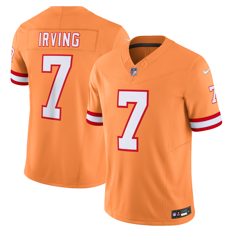 Tampa Bay Buccaneers Bucky Irving Nike Orange Alternate 2 Throwback Vapor F.U.S.E. Limited Jersey