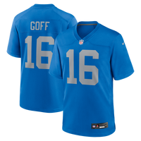 Detroit Lions Jared Goff Nike Blue Alternate Game Jersey