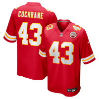 Kansas City Chiefs Jack Cochrane Nike Red Game Player Jersey