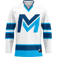 Mid Michigan College GameDay Greats Hockey Jersey - White
