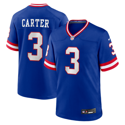 New York Giants Abdul Carter Nike Royal Alternate 2 Game Jersey