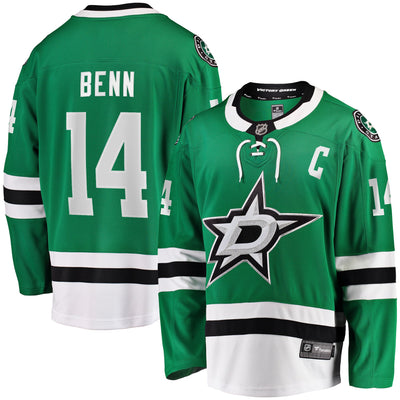 Dallas Stars Jamie Benn Fanatics Kelly Green Captain Patch Home Breakaway Jersey