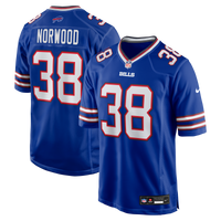 Buffalo Bills Tre Norwood Nike Royal Team Game Jersey