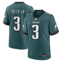 Philadelphia Eagles Nolan Smith Jr. Nike Midnight Green Team Game Jersey