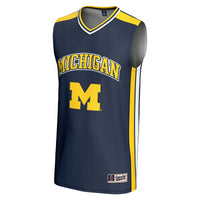 Michigan Wolverines GameDay Greats Spirit Basketball Jersey - Navy
