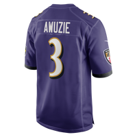 Baltimore Ravens Chidobe Awuzie Nike Purple Team Game Jersey