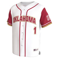 Oklahoma Sooners GameDay Greats 2026 NCAA Baseball College World Series Champions Lightweight Jersey - White