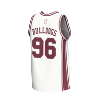 GameDay Greats White Mississippi State Bulldogs Lightweight Collegiate Basketball Fashion Jersey