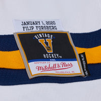 Nashville Predators Filip Forsberg Mitchell & Ness White 2020 Power Play Jersey