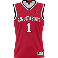 #1 San Diego State Aztecs GameDay Greats Lightweight Basketball Jersey - Scarlet