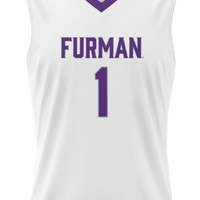#1 Furman Paladins GameDay Greats Lightweight Basketball Jersey - White