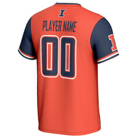 Illinois Fighting Illini GameDay Greats NIL Pick-A-Player Lightweight Softball Jersey - Orange
