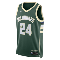 Milwaukee Bucks Nike Icon Edition Swingman Jersey - Hunter Green - Jaime Jaquez Jr. -